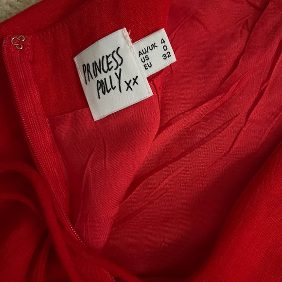 PRINCESS POLLY RED DRESS WORN ONCE! - Picture 3 of 3